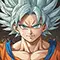 AI-generated representation of anime character, Goku